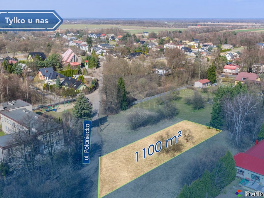 Działka 1100 m² pod dom lub usługi Wyczerpy. – zdjęcie 1 z 8