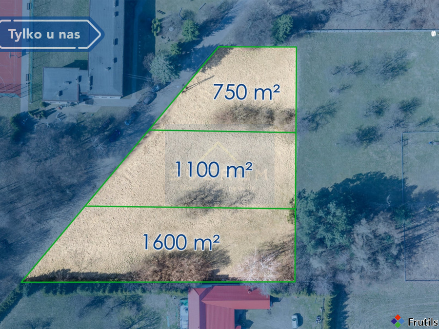Działka 1100 m² pod dom lub usługi Wyczerpy. – zdjęcie 8 z 8