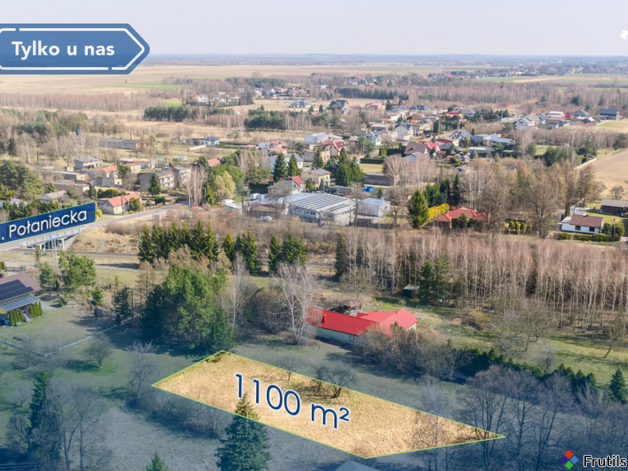 Działka 1100 m² pod dom lub usługi Wyczerpy. – zdjęcie 2 z 8