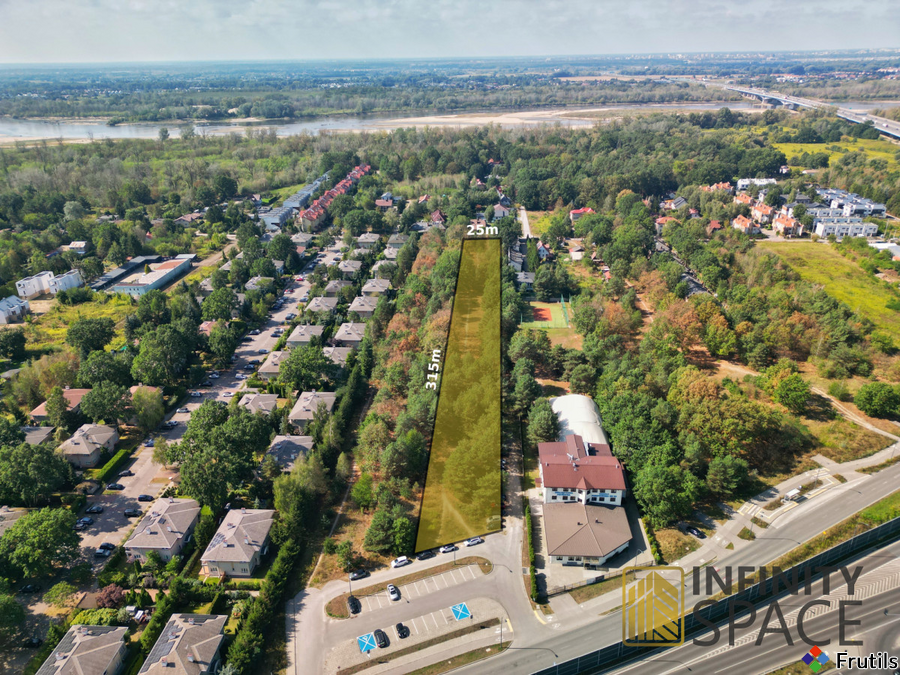 Działka 25x310 m pod zabudowę bliźniaczą lub szer. – zdjęcie 2 z 8