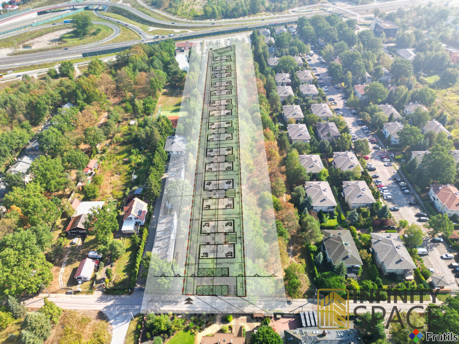 Działka 25x310 m pod zabudowę bliźniaczą lub szer. – zdjęcie 3 z 8
