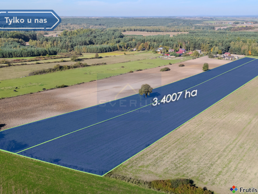 Duża działka budowlana Pabianice gm. Janów – zdjęcie 4 z 8