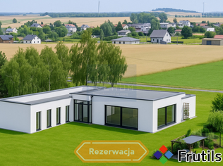 [Oferta Nowoczesny dom z płaskim dachem Łobodno do ukończe]