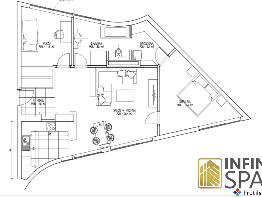 STYLOWY APARTAMENT | DUŻY BALKON | GARAŻ – zdjęcie 3 z 19