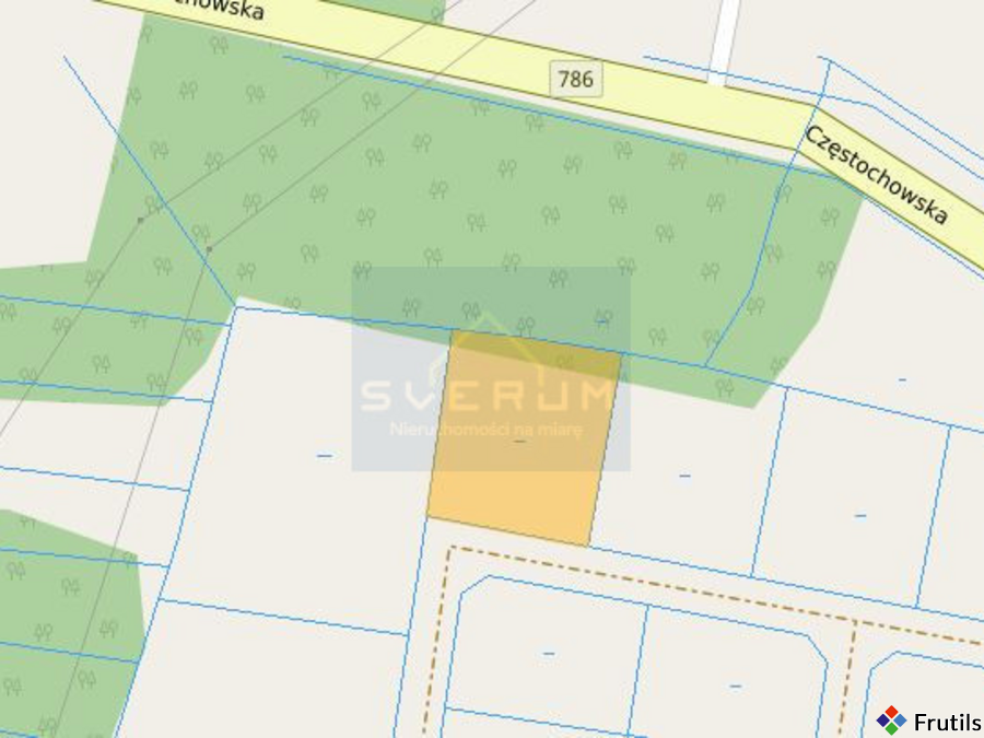 Działka na sprzedaż Zawada gm. Mstów – zdjęcie 3 z 5