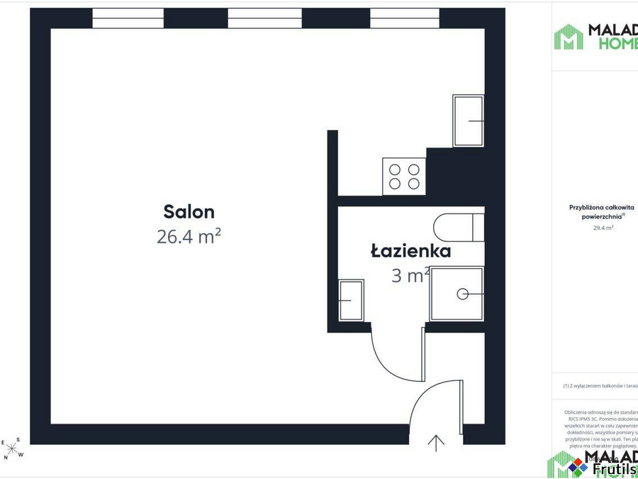 Stylowa kawalerka w prestiżowej lokalizacji – zdjęcie 10 z 20