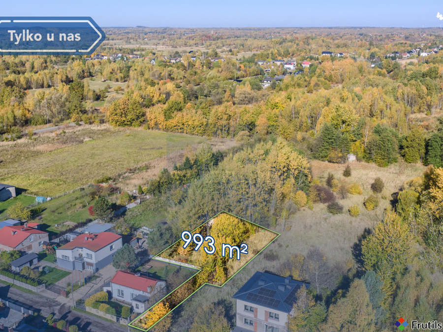 Działka 993 m² | Częstochowa Dzbanów, ul. Chłopska – zdjęcie 2 z 5