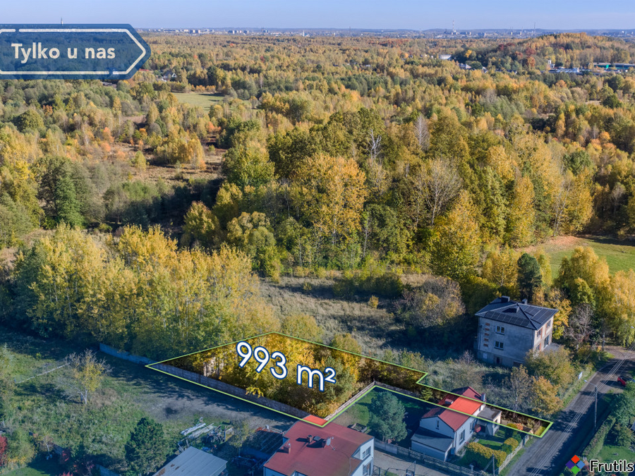 Działka 993 m² | Częstochowa Dzbanów, ul. Chłopska – zdjęcie 1 z 5