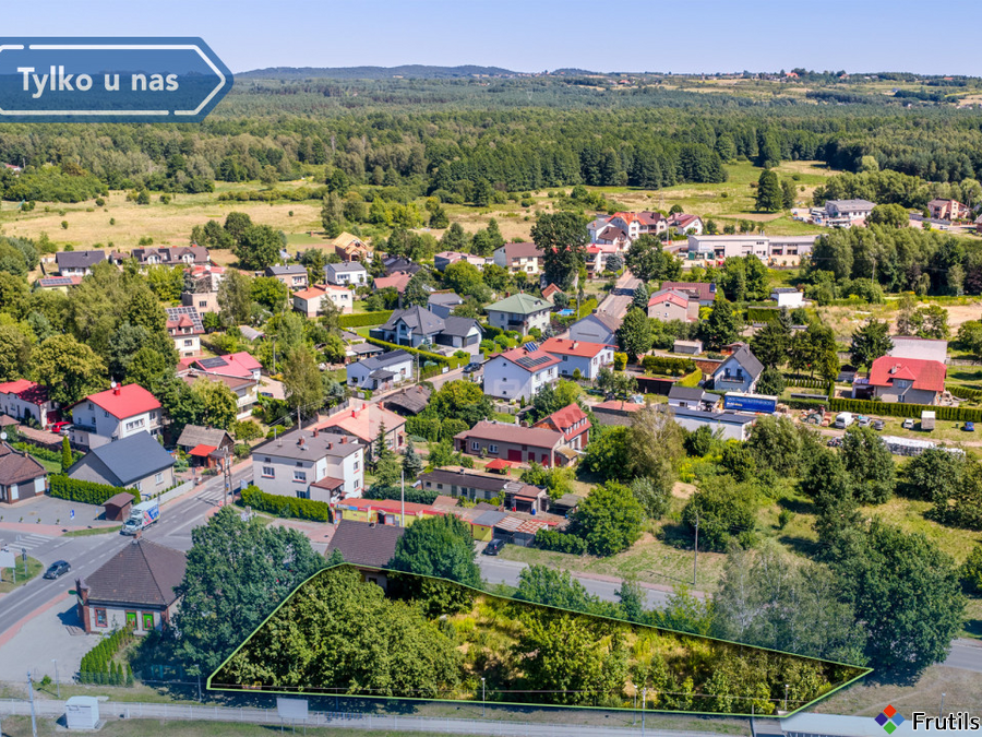 Działka Inwestycyjna centrum Poraja 1 659m2 – zdjęcie 3 z 5