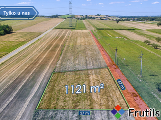 Działka budowlana 1121 m² wymiarowa  Zawada, Mstów – miniatura 2