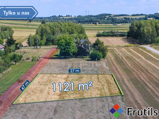 Działka budowlana 1121 m² wymiarowa  Zawada, Mstów – miniatura 3