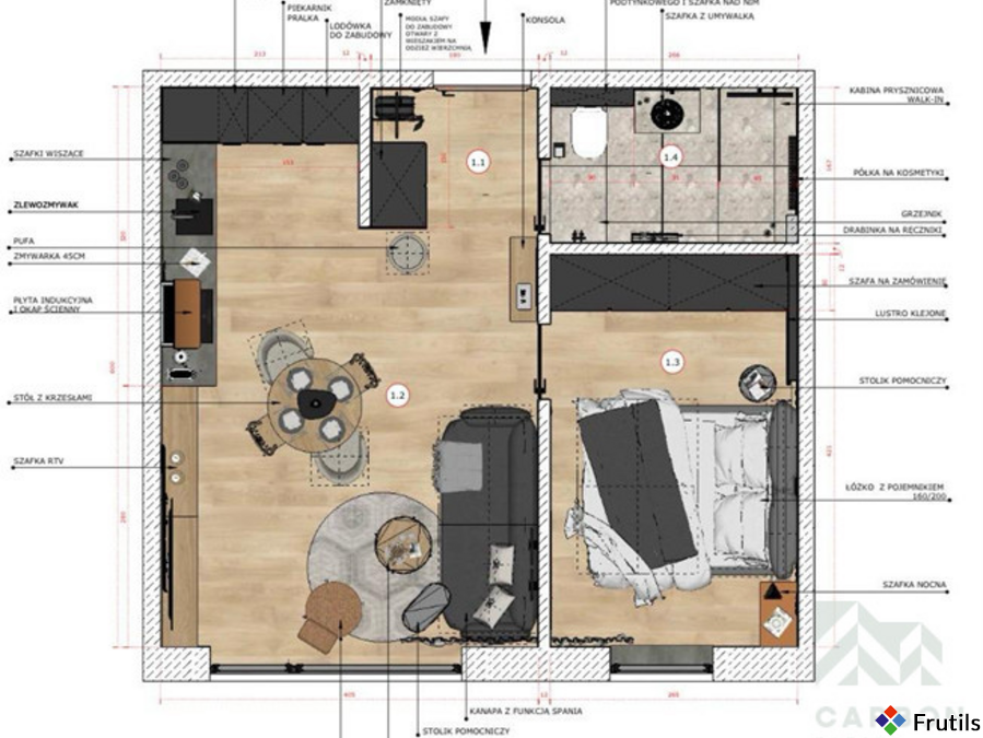 Apartament inwestycyjny  ul. Browarna 36,55m2 – zdjęcie 5 z 18