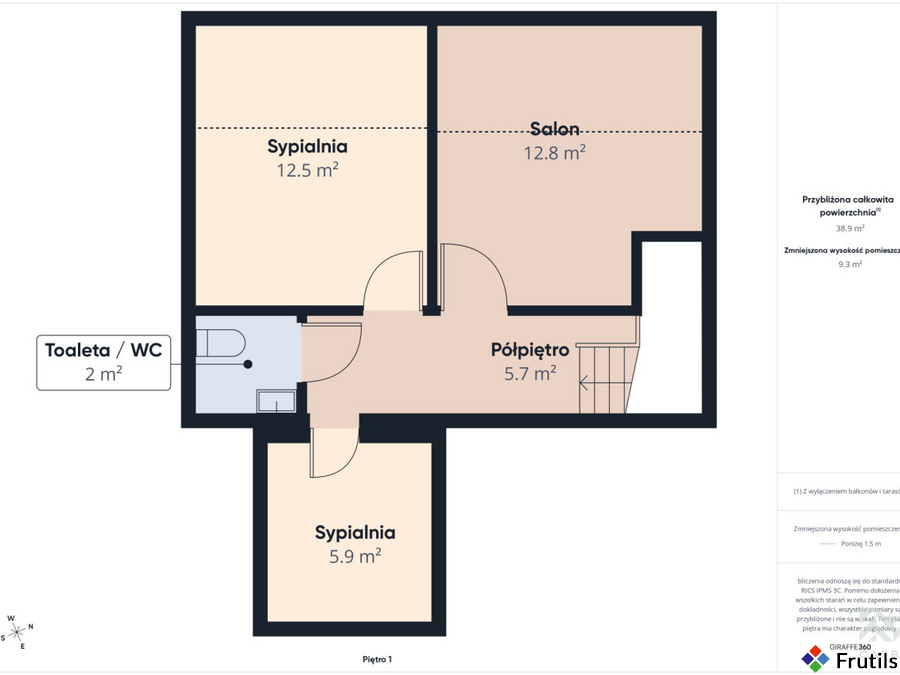 2 poziomowy świetnie wykończony apartament w Wiśle – zdjęcie 7 z 20