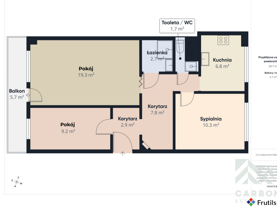 3 pokoje | Balkon | 61 m² | Giszowiec, ul. Miła – zdjęcie 8 z 8