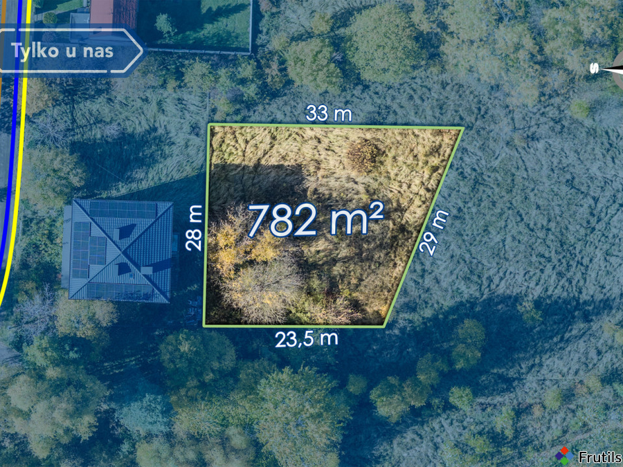 Działka 782 m² | Częstochowa Dzbanów, ul. Chłopska – zdjęcie 3 z 5